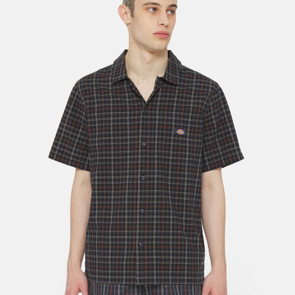 Dickies DK0A4YS5H761 SURRY SHIRT SS OUTDOOR CHECK  NAVY 194116991854